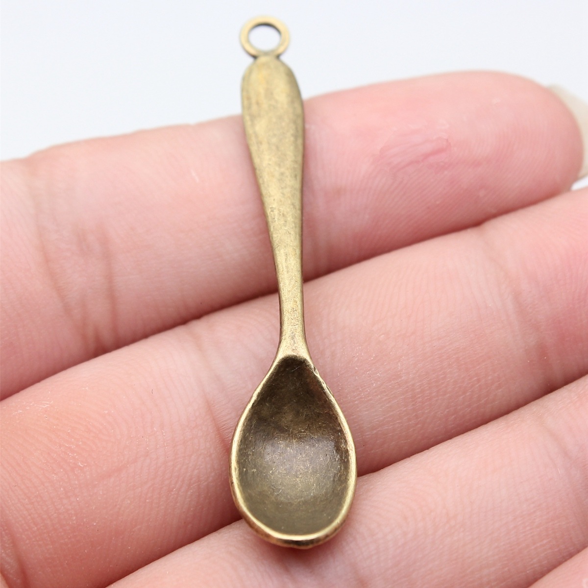 Vintage Fashion Jewelry - 10pcs 54x11mm 5 Colors Spoon Charms