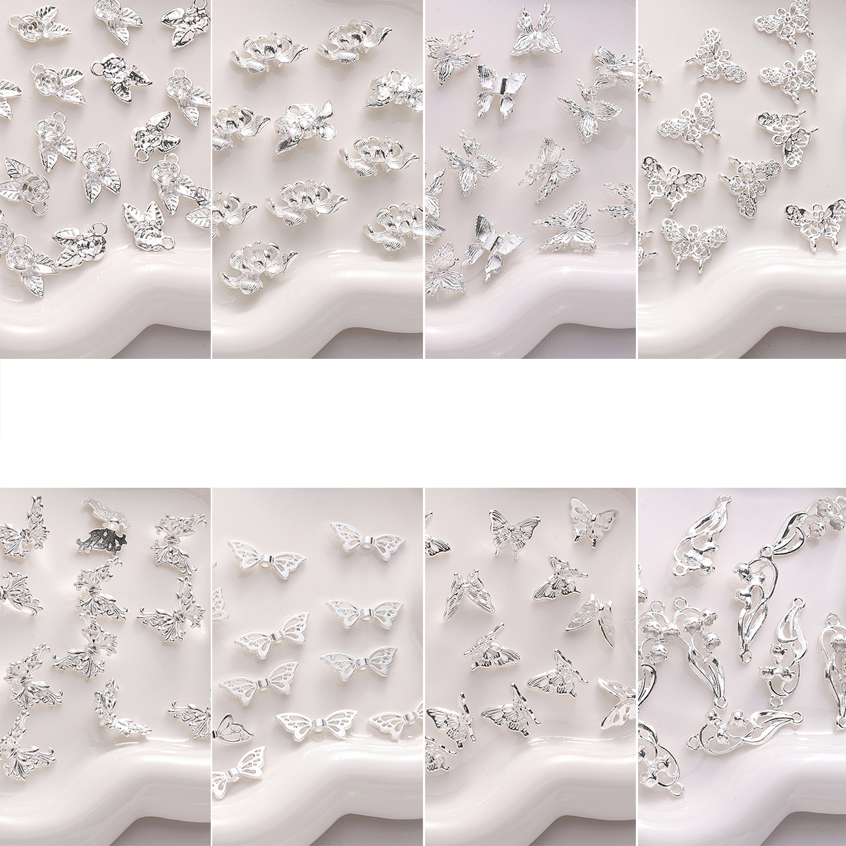 Vintage Fashion Earrings - 1-5pcs Beads Alloy Vintage Flower Butterfly