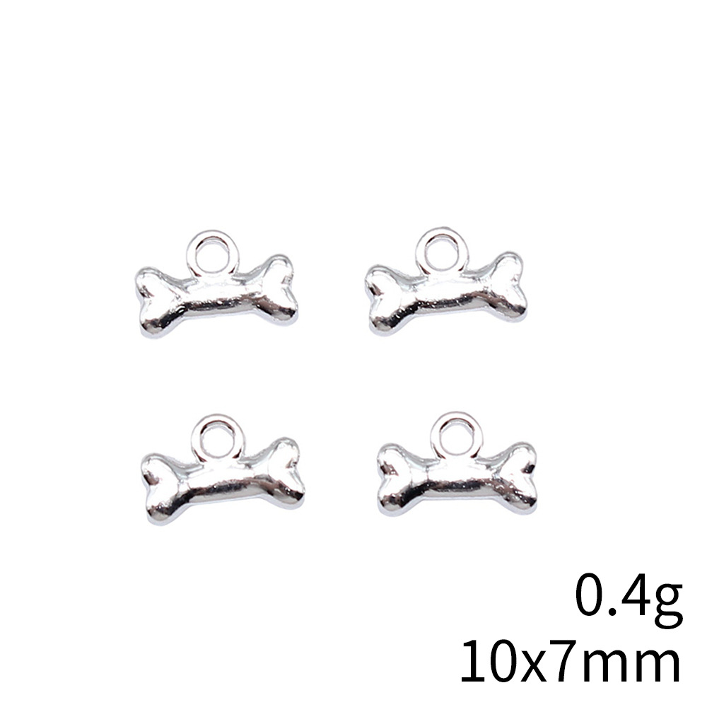 Vintage Fashion Jewelry - 20pcs 10x7mm 5 Colors Dog Bone