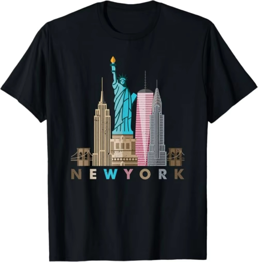 Vintage Fashion Nyc - NYC New York City Skylines Statue