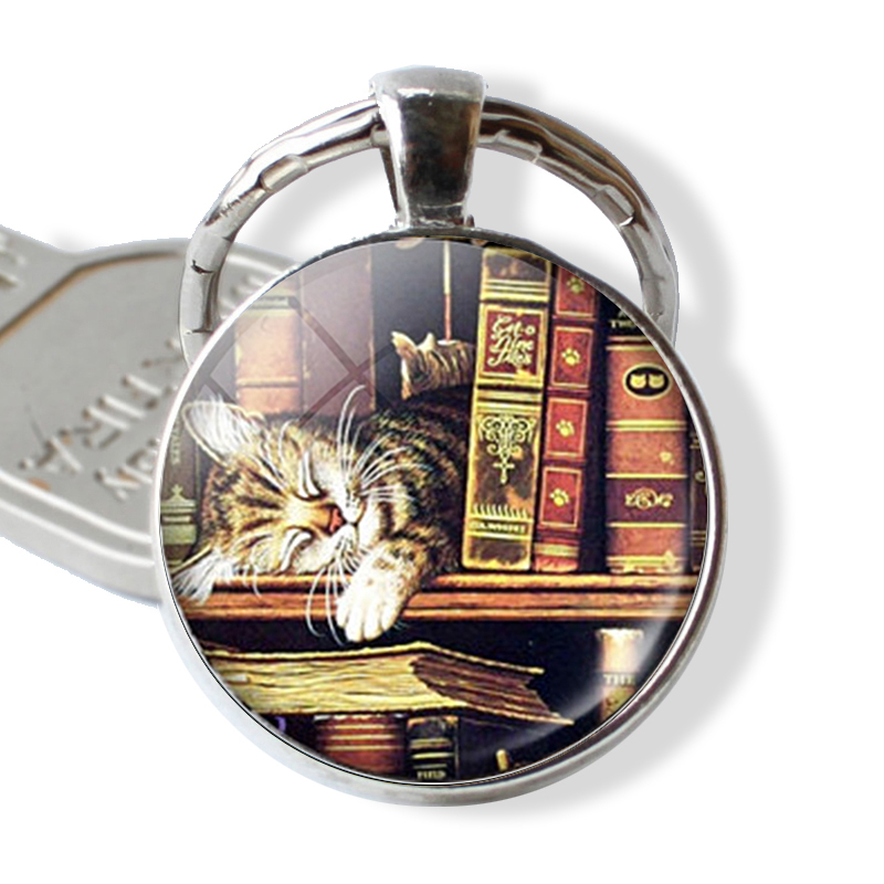 BLACK CAT Quote Keychain Lover - Vintage Fashion Quotes ulasan dan harga