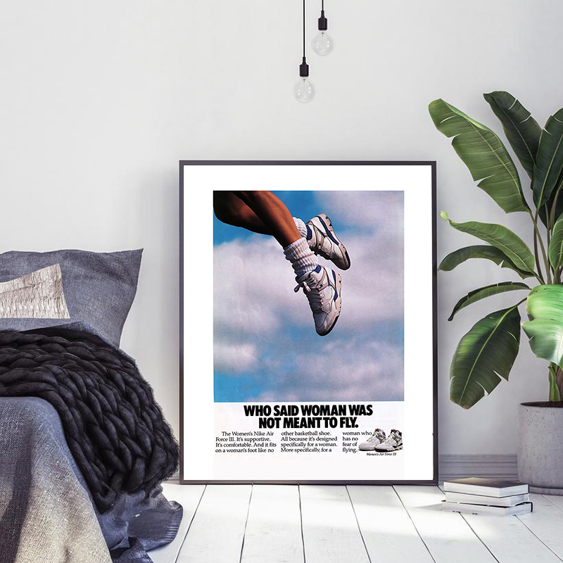 Fashion Trends Basketball Snea - Vintage Fashion Prints For Wall ulasan dan harga