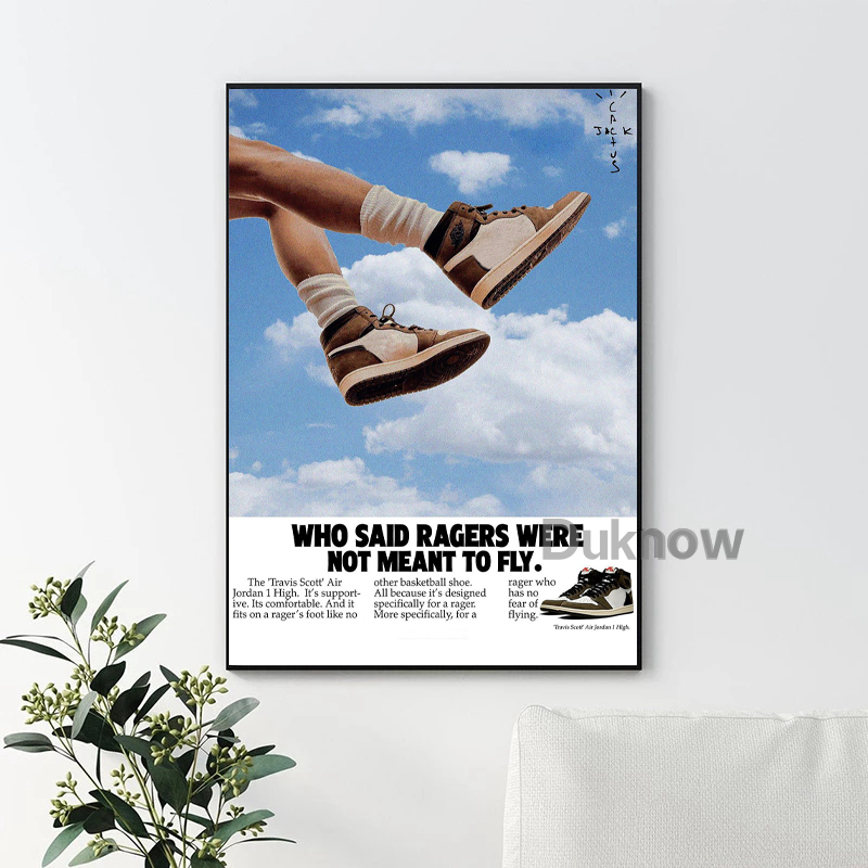 Fashion Trends Basketball Snea - Vintage Fashion Prints For Wall ulasan dan harga