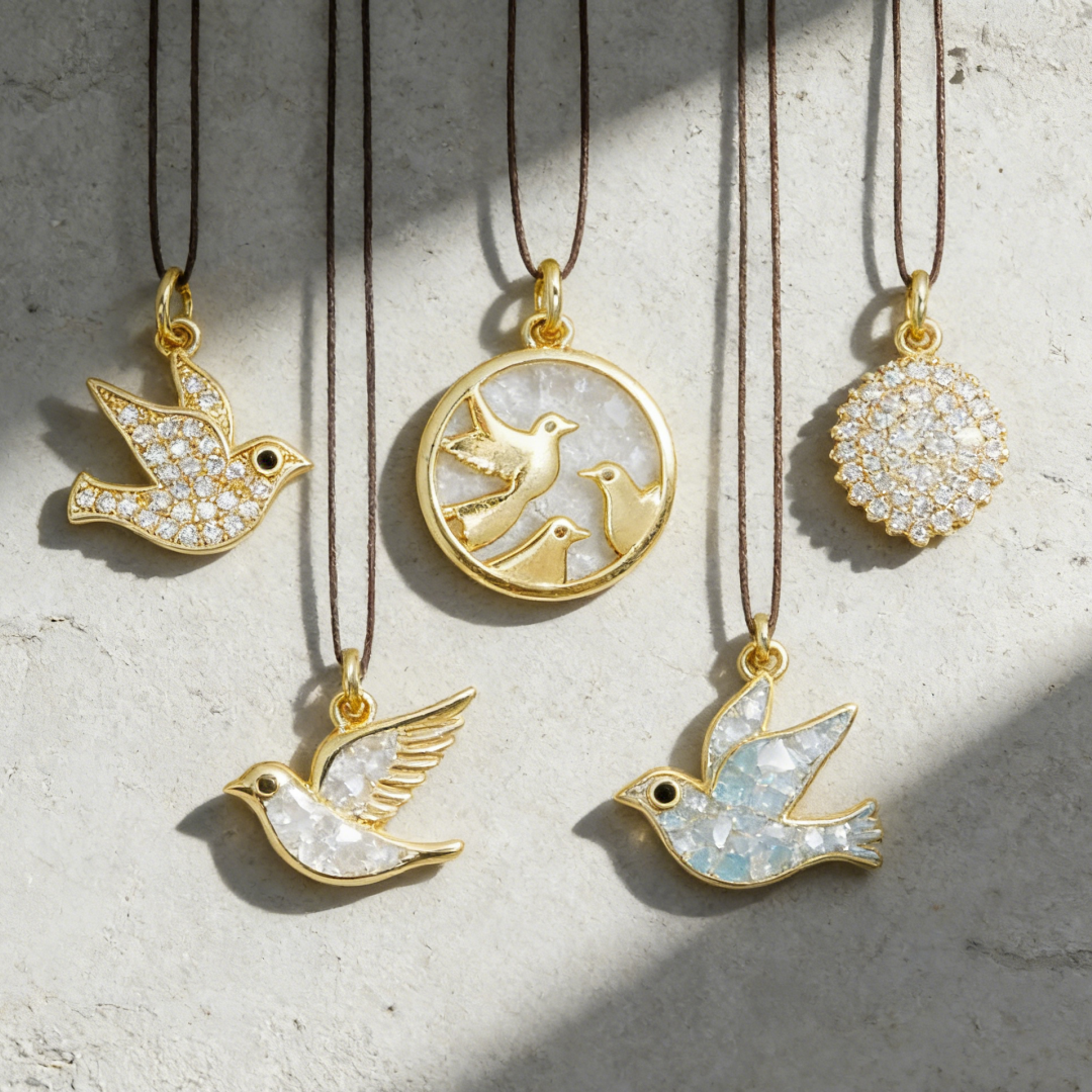 5Pcs Pendants Brass Cubic Zirc - Vintage Fashion Earrings ulasan dan harga
