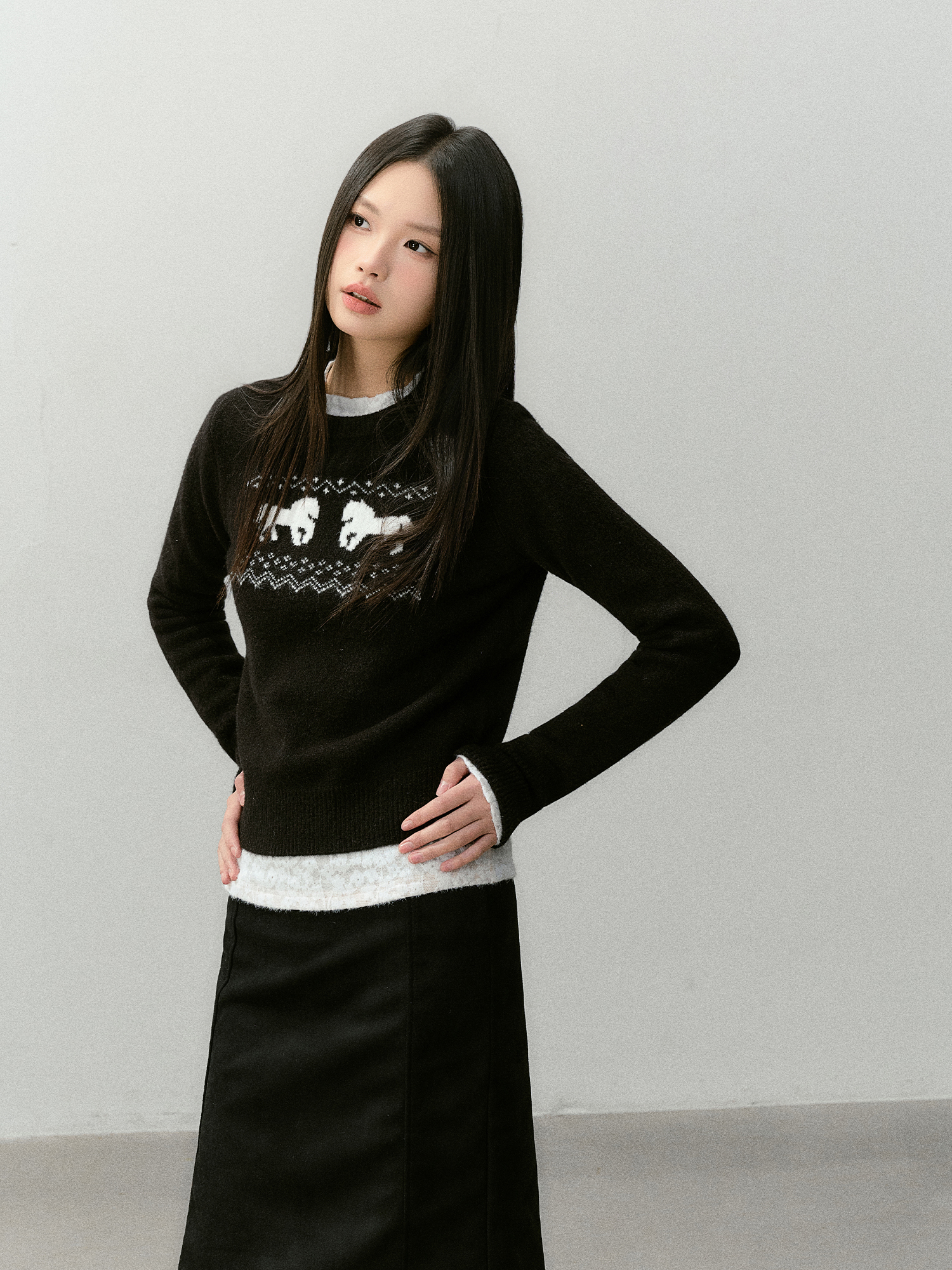 Vintage Fair Isle Knit Sweater - Vintage Fashion Faire ulasan dan harga