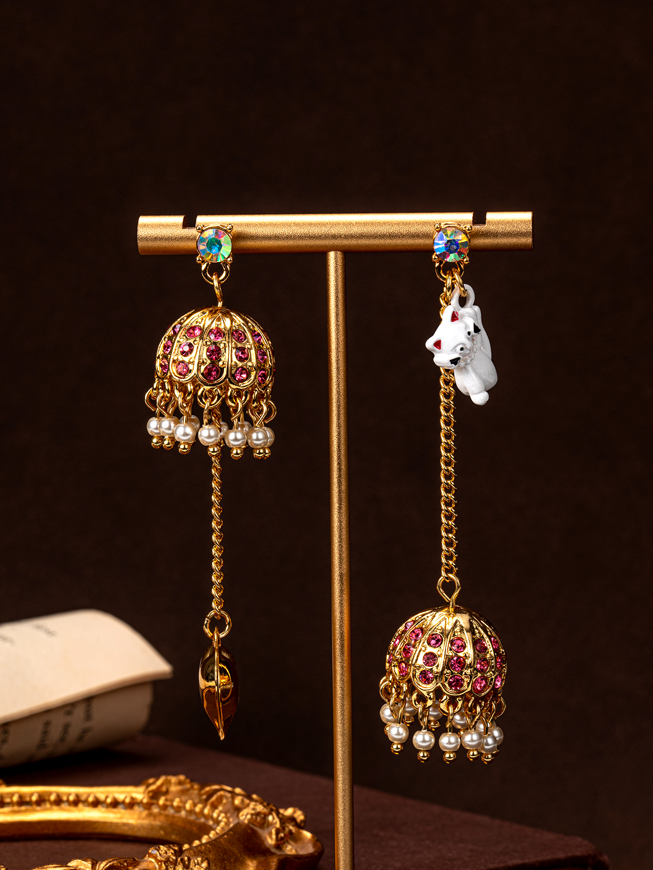 1 Pair of Vintage Rhinestone-E - Quirky Vintage Fashion ulasan dan harga