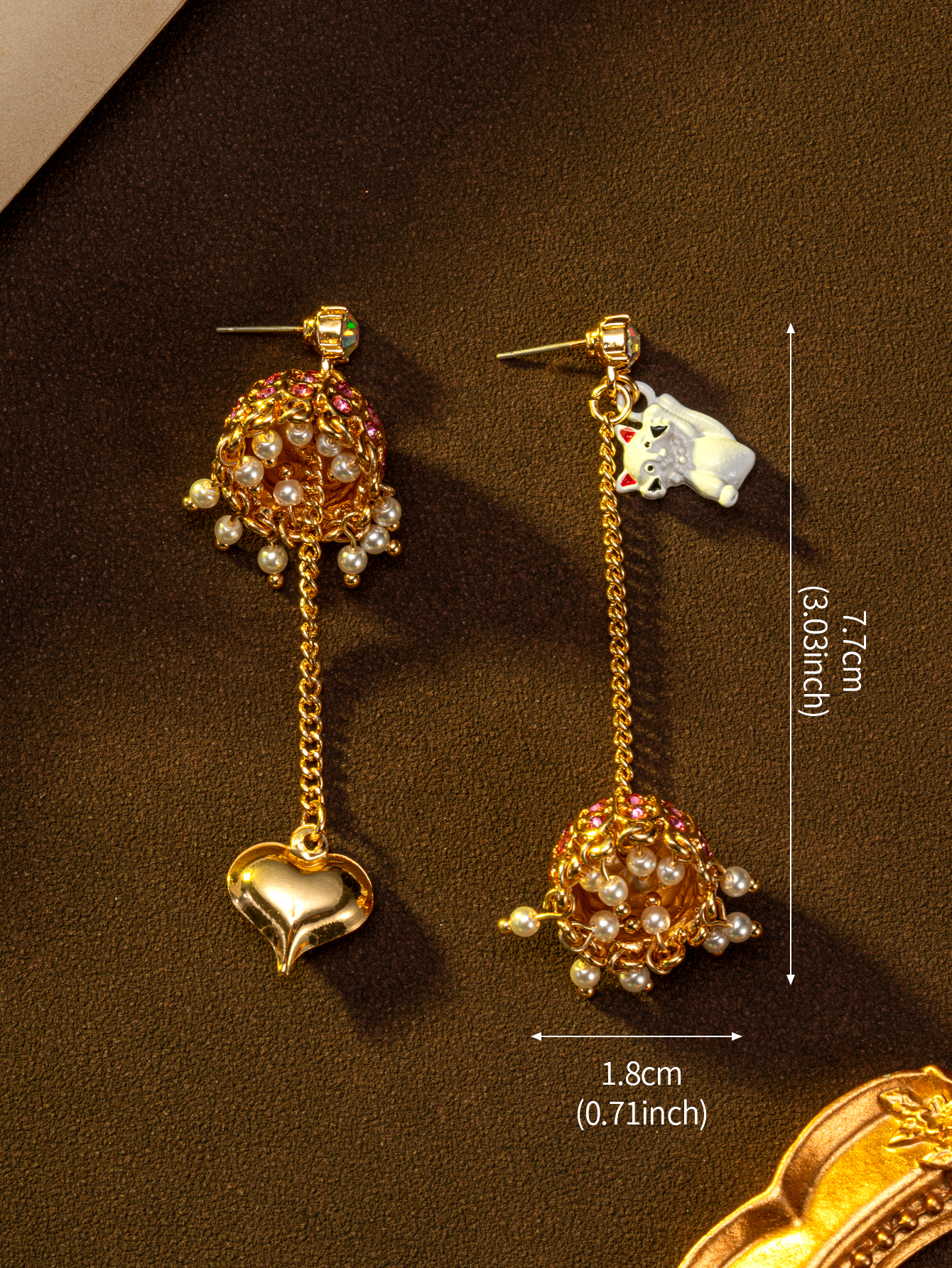 1 Pair of Vintage Rhinestone-E - Quirky Vintage Fashion ulasan dan harga