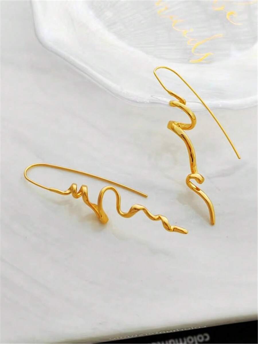 1 Pair Fashionable Women's Abs - Vintage Fashion Earrings ulasan dan harga