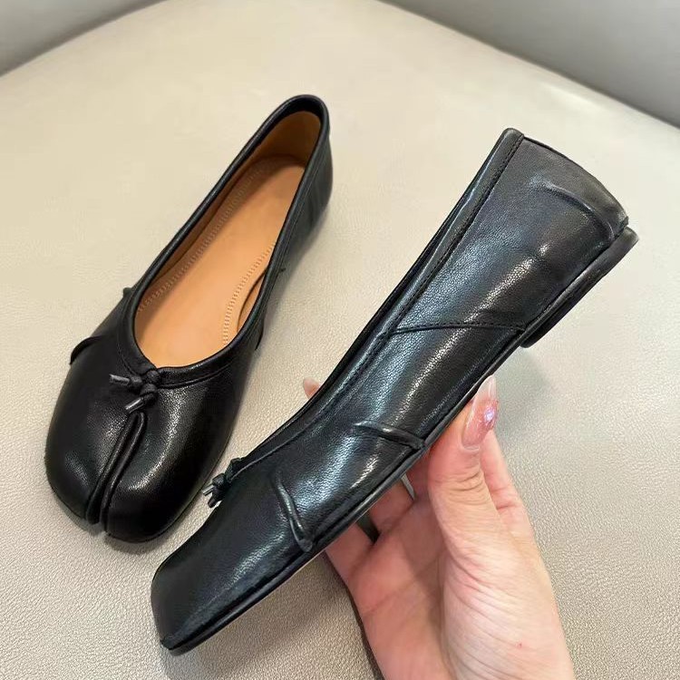 Fashion Split Toe Flat Hoof Ma - Vintage Old Fashion ulasan dan harga
