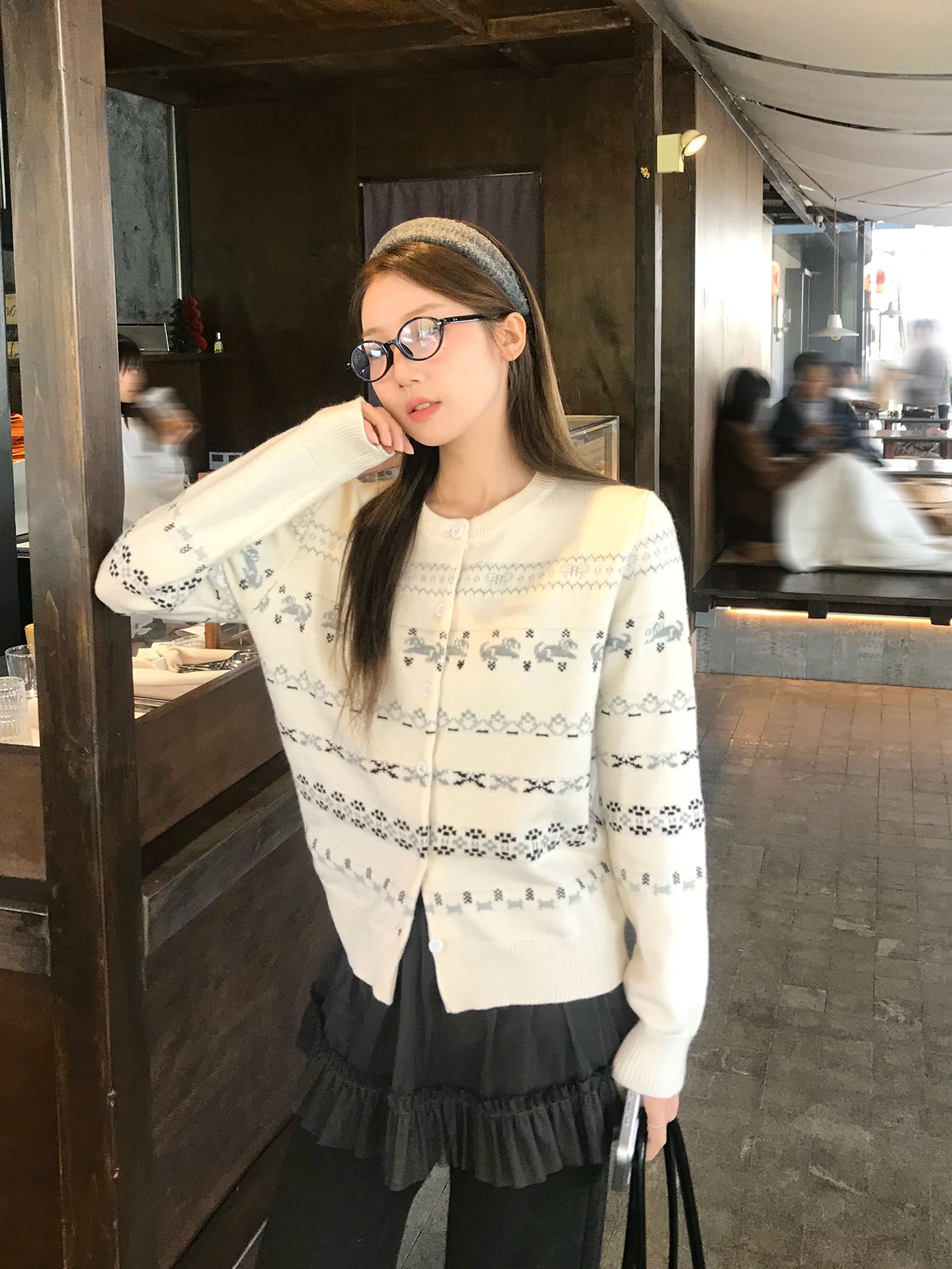 Gray Vintage Fair Isle Knitted - Vintage Fashion Faire ulasan dan harga