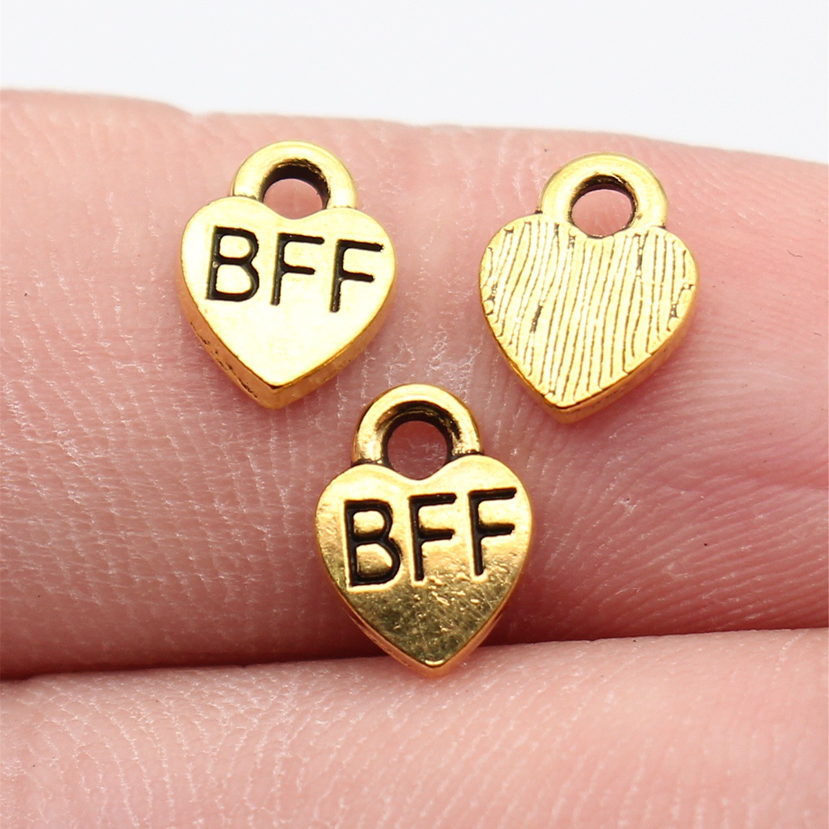 40pcs 9.3x7mm Antique Gold Col - Vintage Fashion Jewelry ulasan dan harga