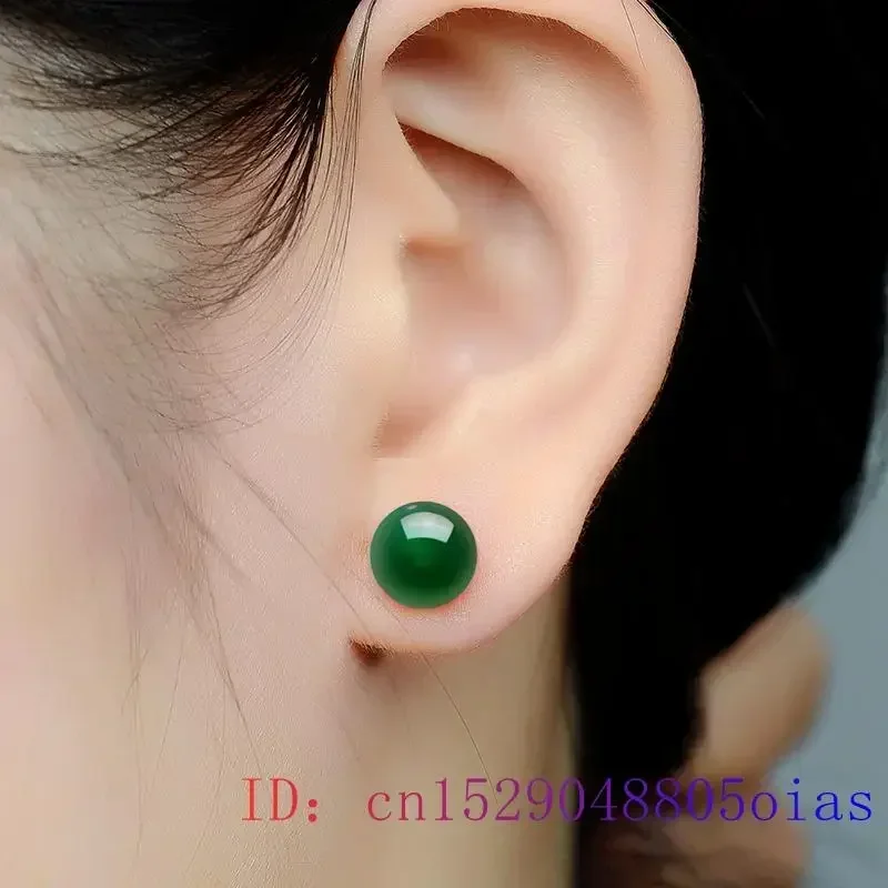 Jade Bead Earrings Energy Ston - Vintage Fashion Earrings ulasan dan harga