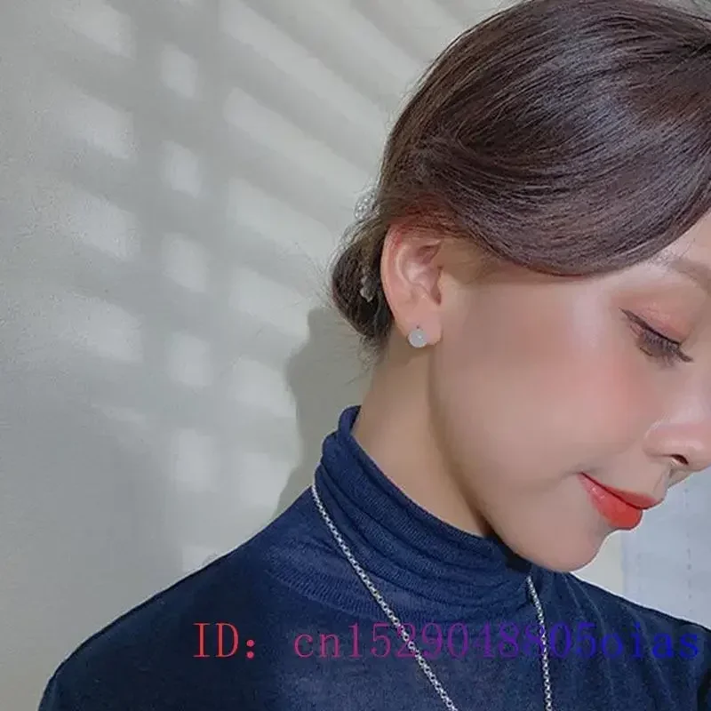 Jade Bead Earrings Energy Ston - Vintage Fashion Earrings ulasan dan harga