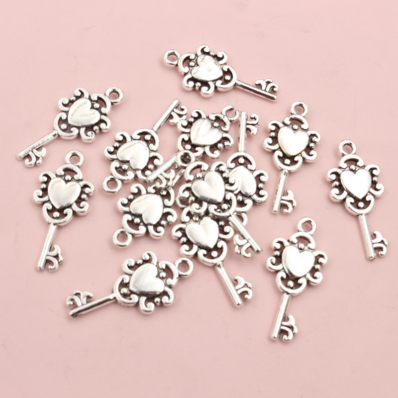 50pcs Vintage Small Key Charms - Vintage Fashion Jewelry ulasan dan harga