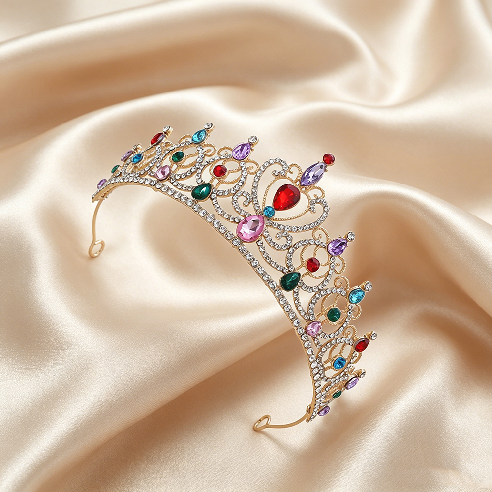 Luxury Vintage Gold Tiara Crow - Vintage Fashion Prints ulasan dan harga