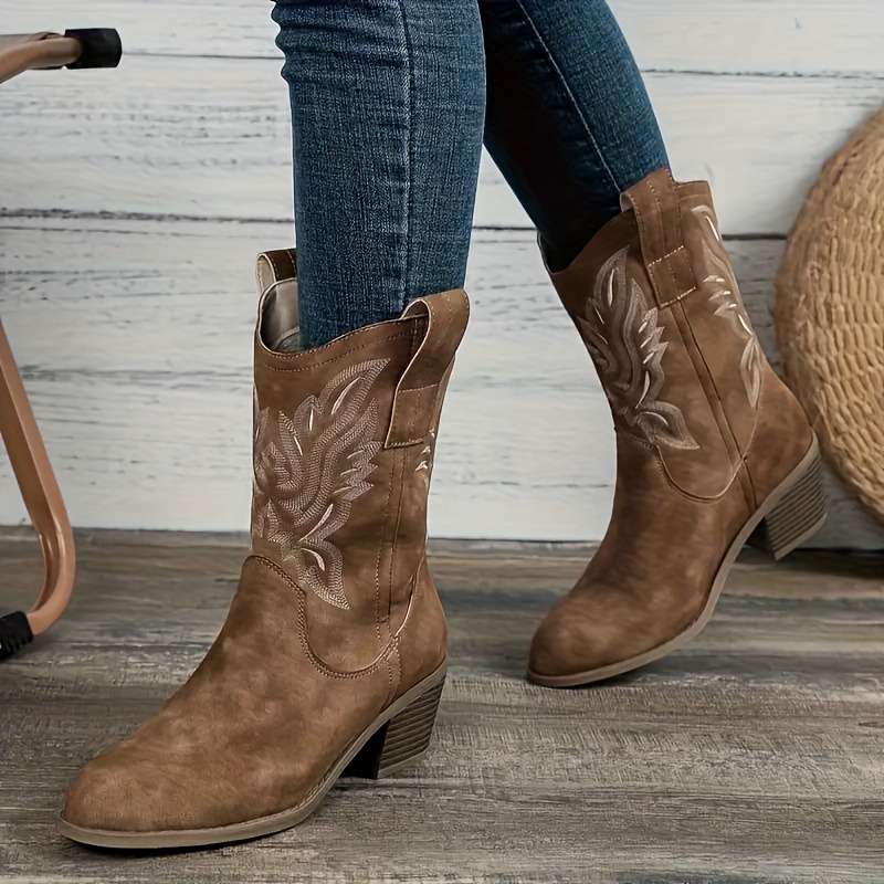 Womens Western Cowboy Boots Mi - Vintage Old Fashion ulasan dan harga
