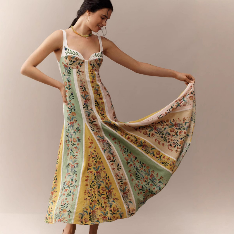 Fashion Elegant Women Sleevele - Vintage Fashion Prints ulasan dan harga