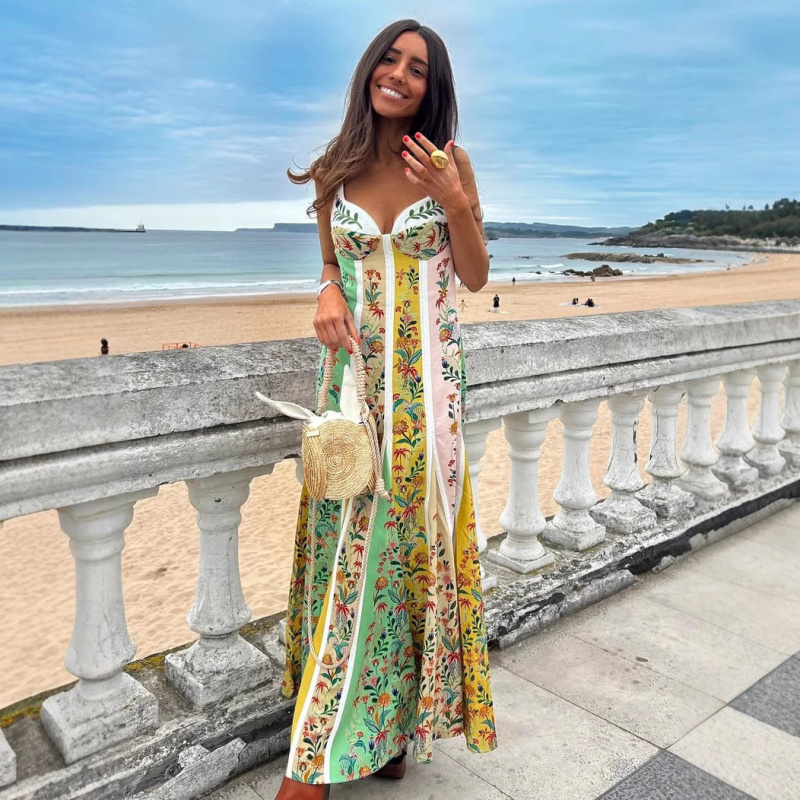Fashion Elegant Women Sleevele - Vintage Fashion Prints ulasan dan harga