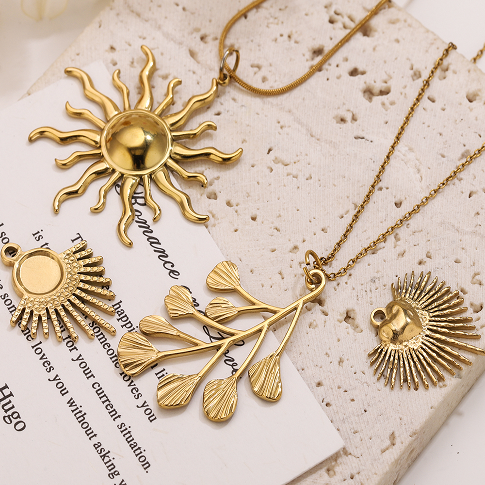 5pcs Stainless Steel Flower Ch - Vintage Fashion Earrings ulasan dan harga