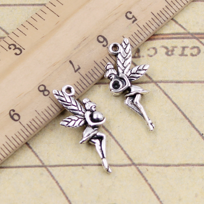 20pcs Charms Fair Angel 26x11m - Vintage Fashion Faire ulasan dan harga