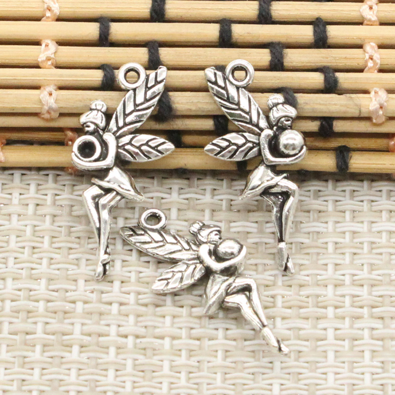 20pcs Charms Fair Angel 26x11m - Vintage Fashion Faire ulasan dan harga