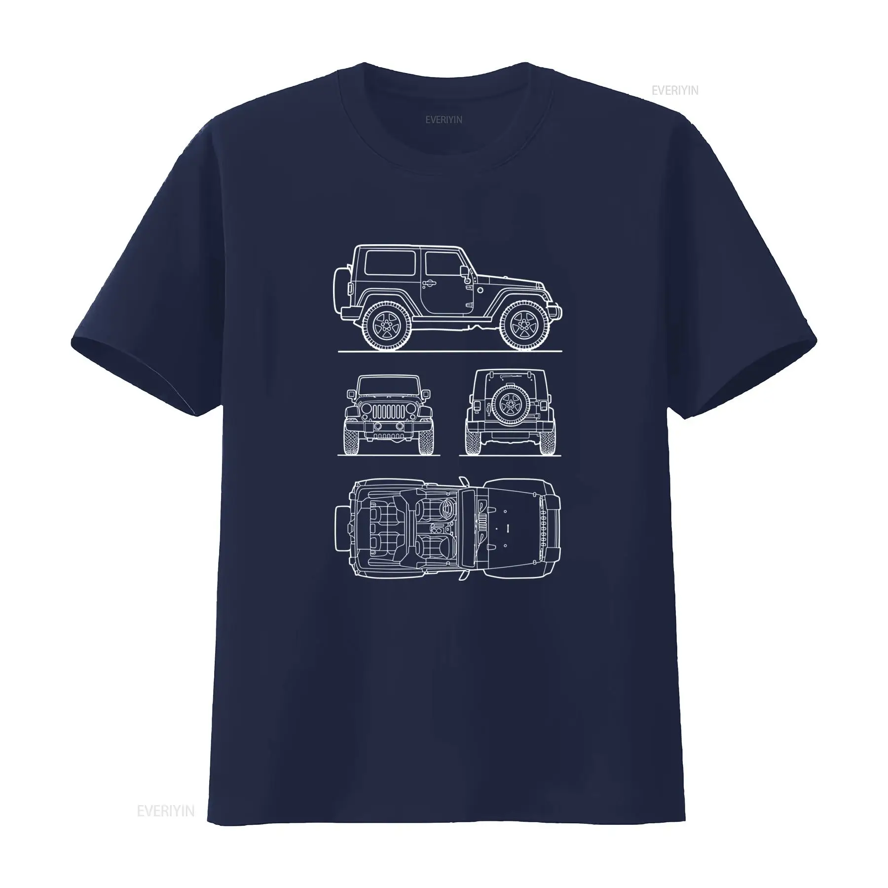 Off Road SUV Rubicon Men's T S - Vintage Fashion Drawings ulasan dan harga
