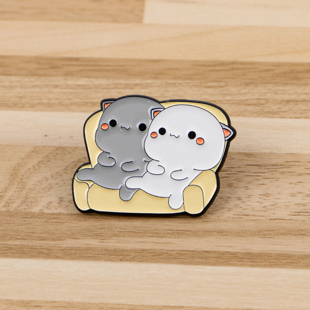 Cute Cat Quote Enamel Pin Anim - Vintage Fashion Quotes ulasan dan harga