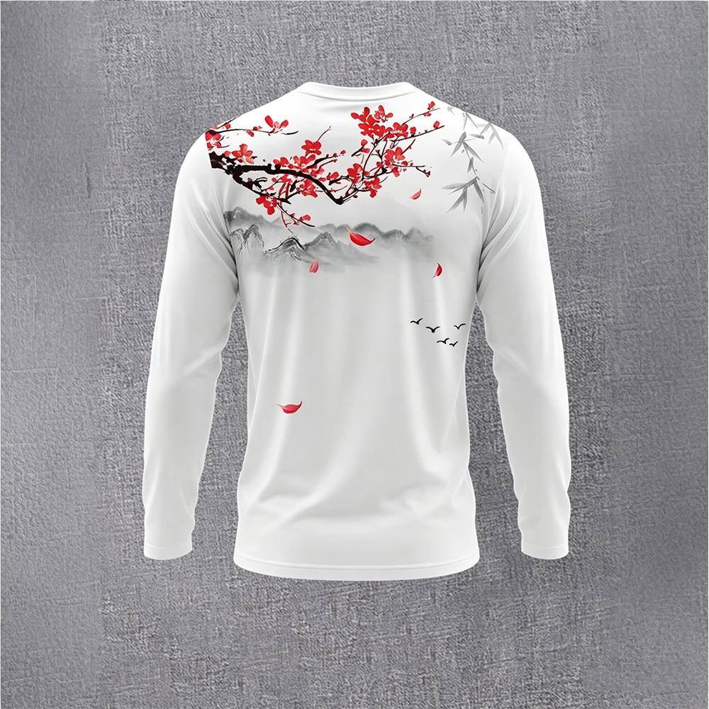 Chinese Style Ink Plum Blossom - Vintage Fashion Prints ulasan dan harga