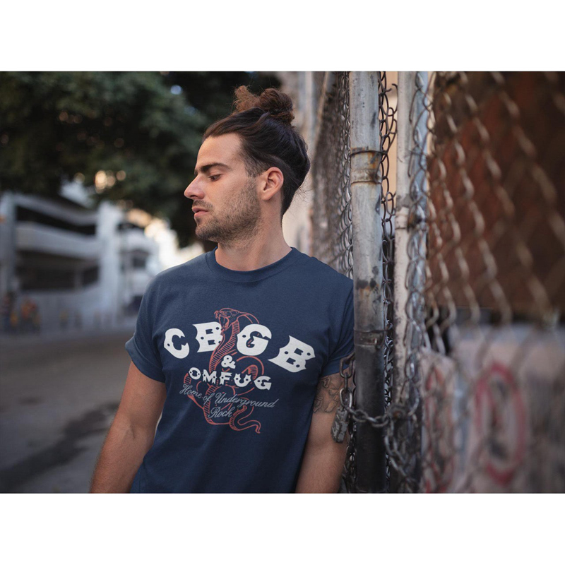 CBGB Band OMFUG Skull NYC Men' - Vintage Fashion Nyc ulasan dan harga