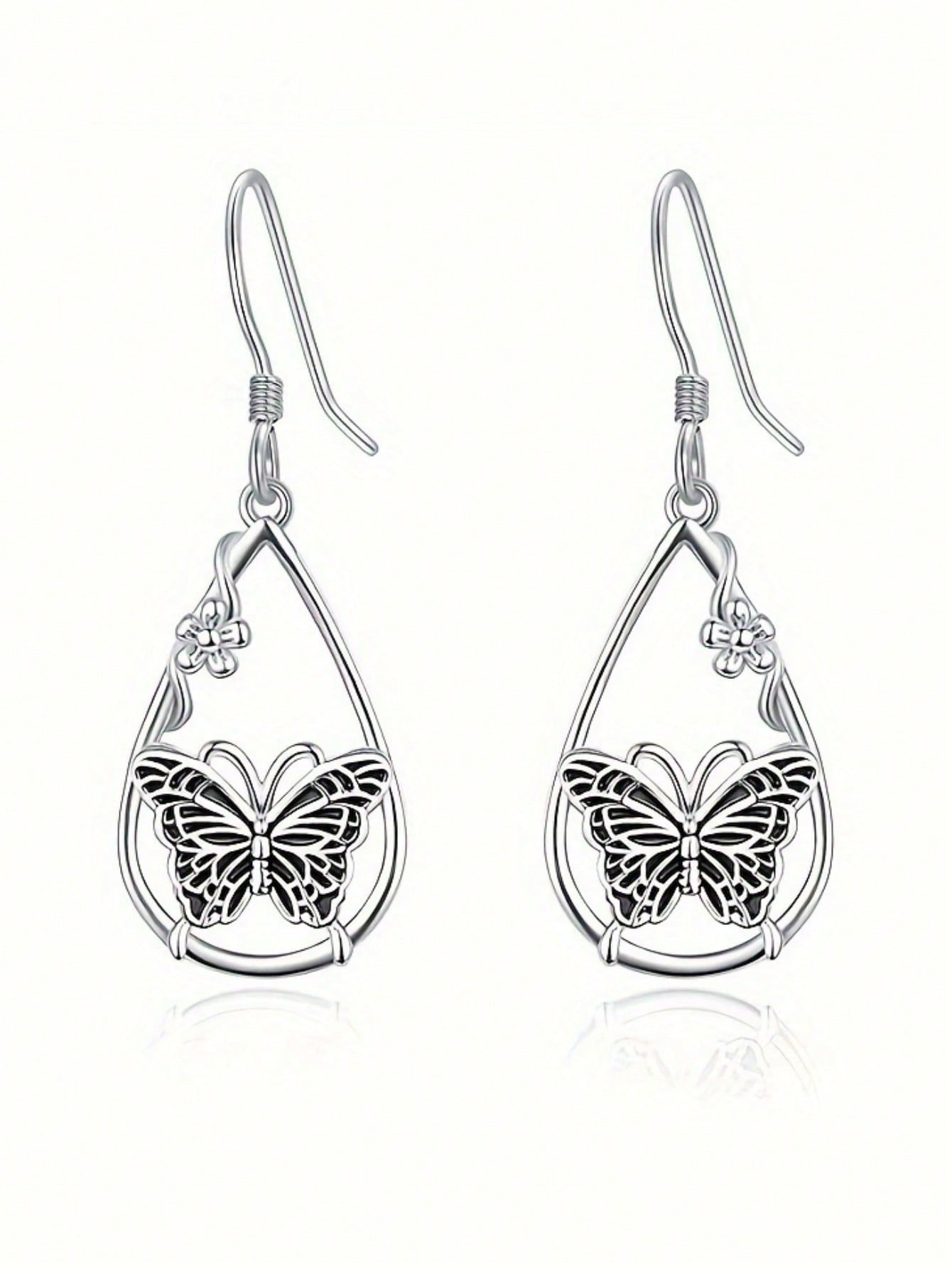 1pair Vintage Fashionable Wate - Vintage Fashion Earrings ulasan dan harga