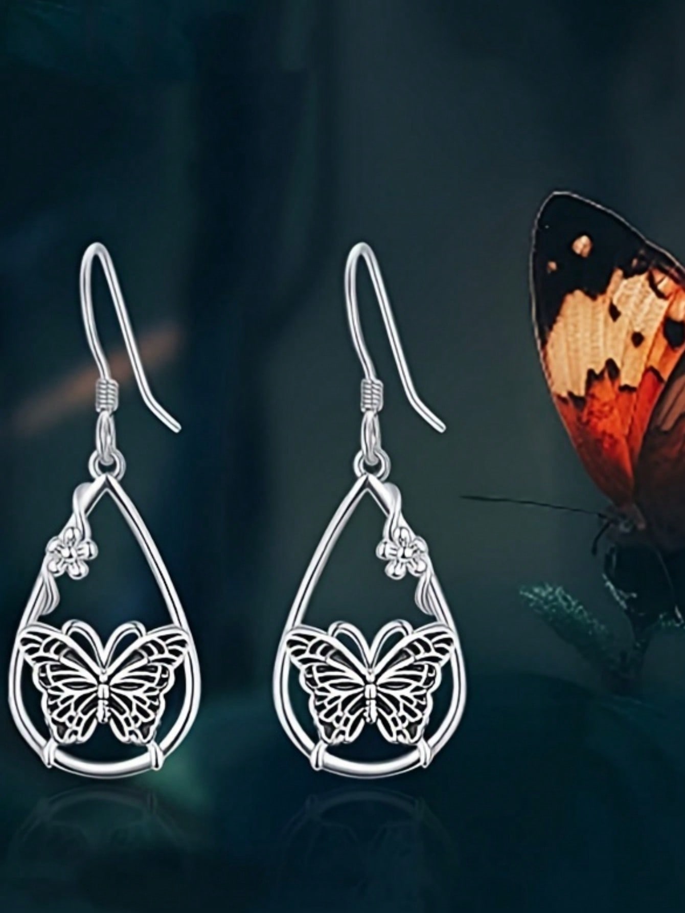 1pair Vintage Fashionable Wate - Vintage Fashion Earrings ulasan dan harga