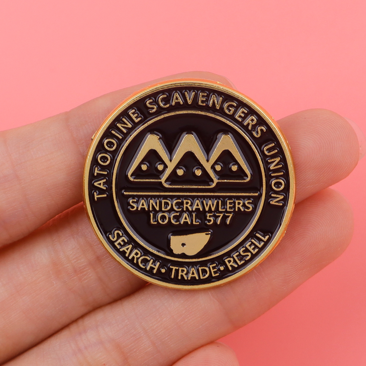 Cowboy Hat Quotes Enamel Pin F - Vintage Fashion Quotes ulasan dan harga