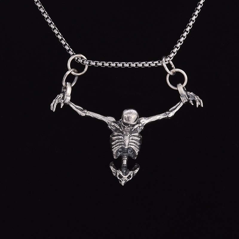 Mens Gothic Vintage Silver Pla - Quirky Vintage Fashion ulasan dan harga