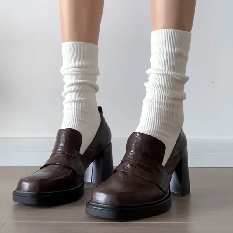 College Style Women Loafer Sho - Vintage Old Fashion ulasan dan harga