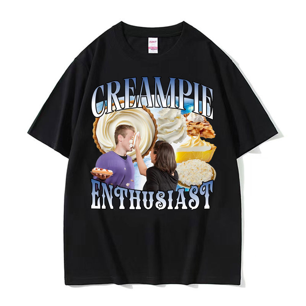 Funny Cream Pie Enthusiast Mem - Vintage Fashion Eu ulasan dan harga