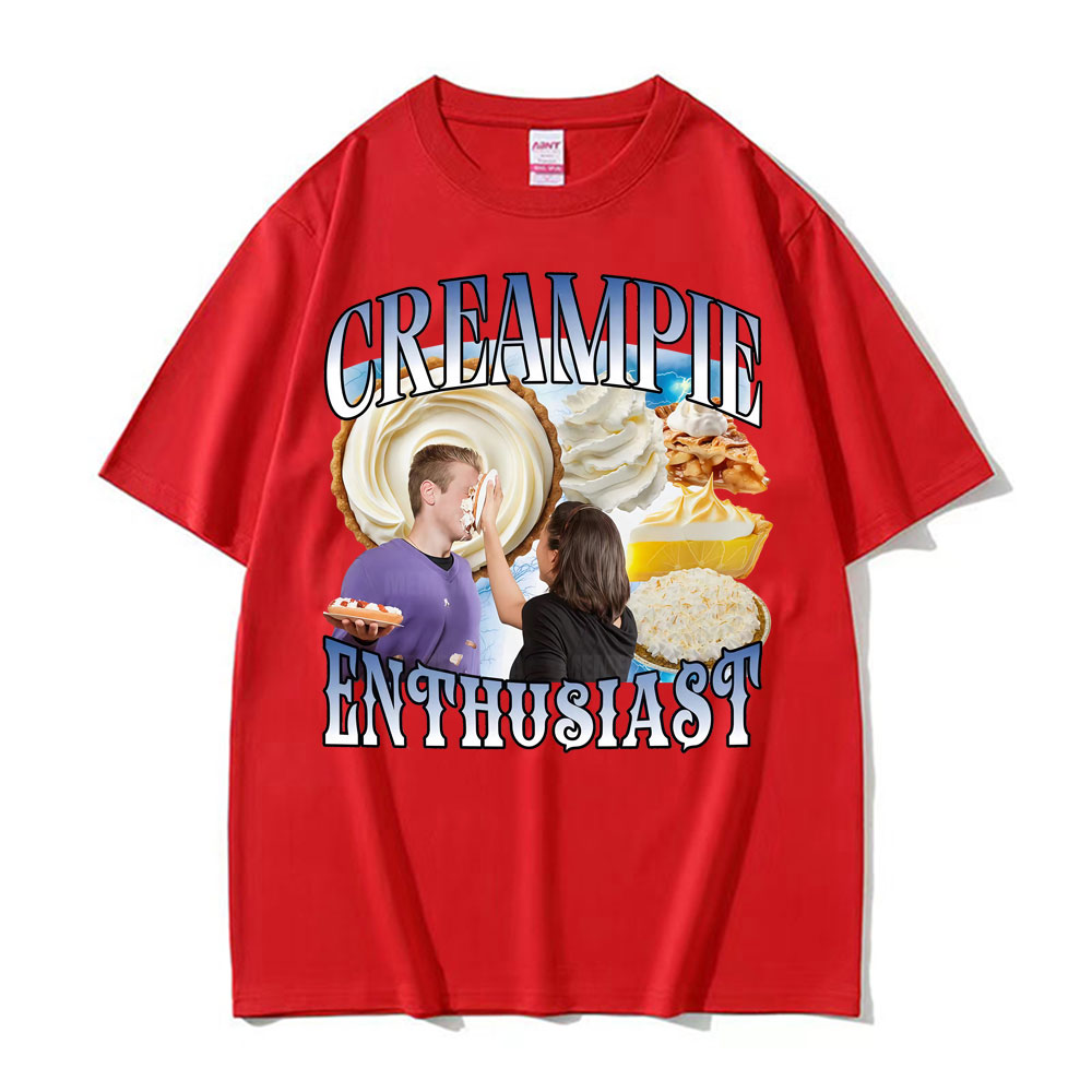 Funny Cream Pie Enthusiast Mem - Vintage Fashion Eu ulasan dan harga