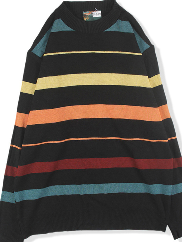 Vintage Loose Unisex Fair Isle - Vintage Fashion Faire ulasan dan harga