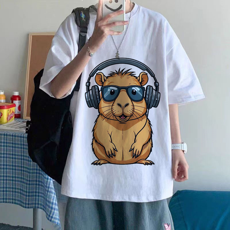 Funny Mange Printed Shirt Cart - Vintage Fashion Eu ulasan dan harga