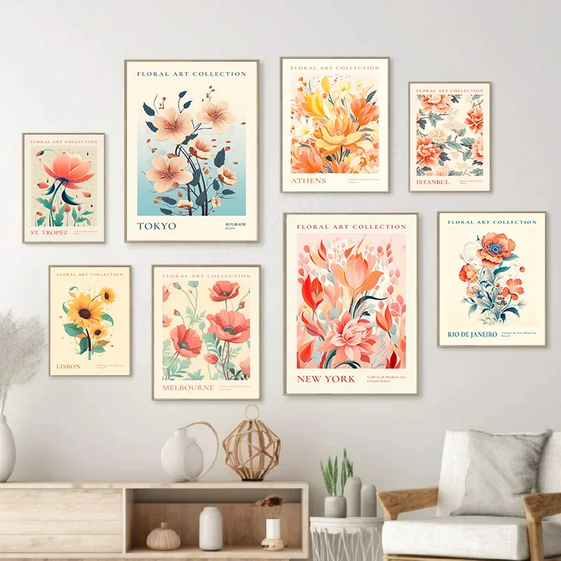 Minimalist Canvas Posters Vint - Vintage Fashion Prints For Wall ulasan dan harga