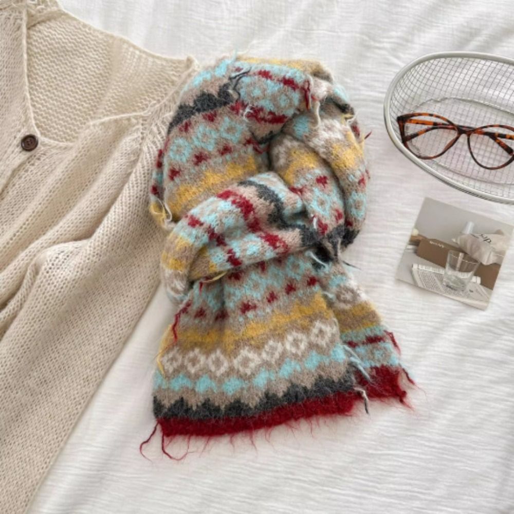 Fashion Warm Jacquard Knitted  - Vintage Fashion Faire ulasan dan harga