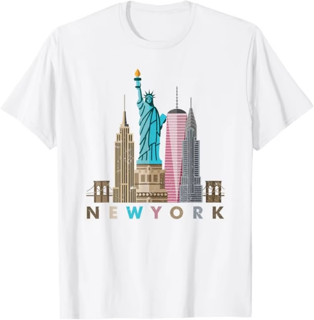 NYC New York City Skylines Sta - Vintage Fashion Nyc ulasan dan harga
