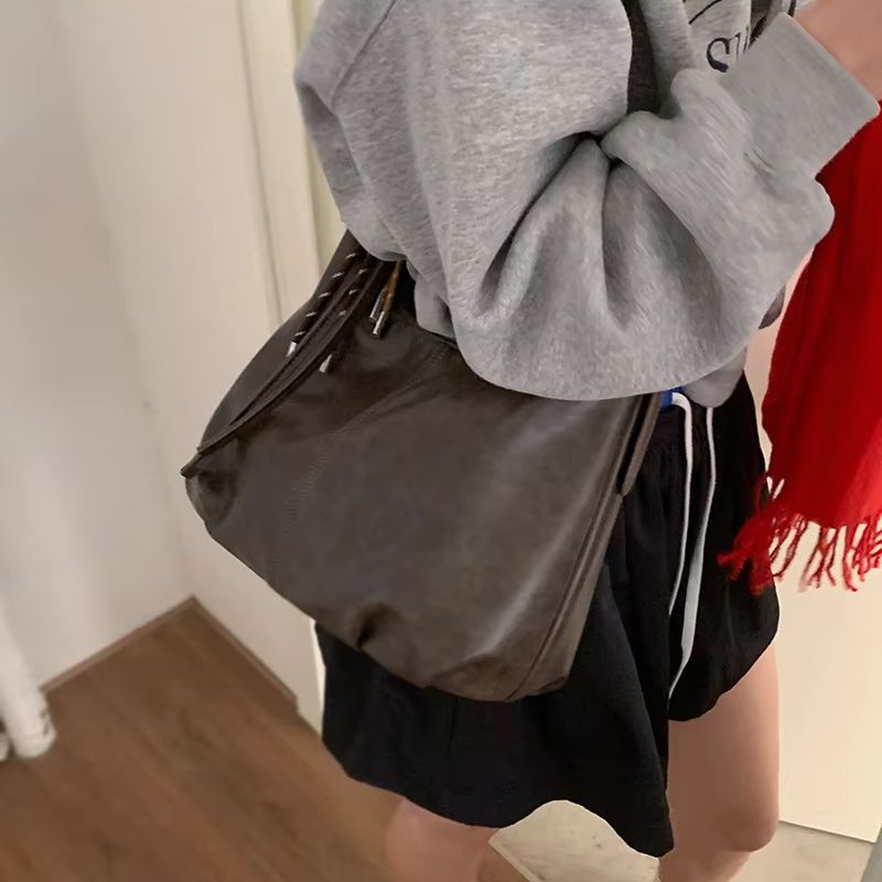 Vintage Large-Capacity Underar - Usa Vintage Fashion ulasan dan harga